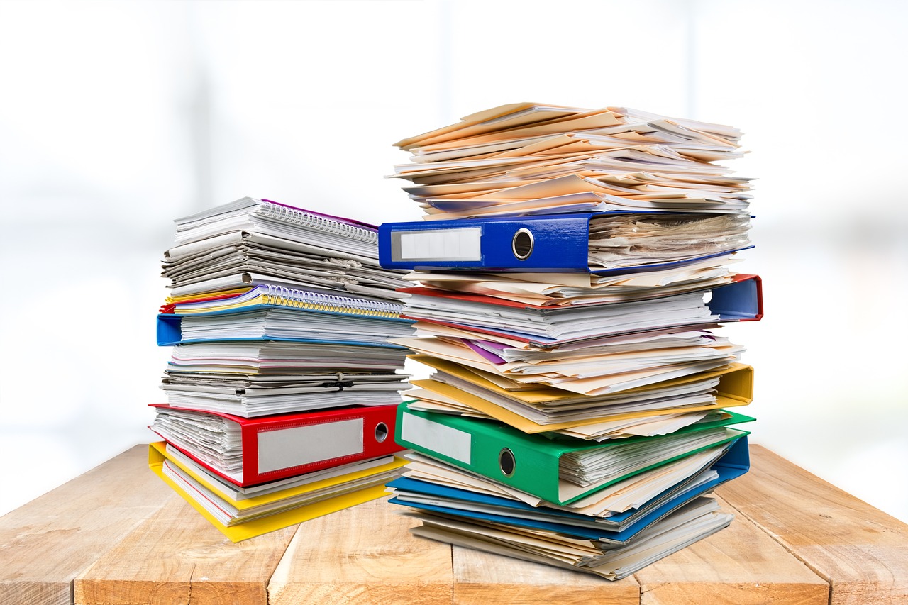 Paperwork and Document Decluttering